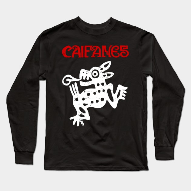 Caifanes - Jaguares - white design Long Sleeve T-Shirt by verde